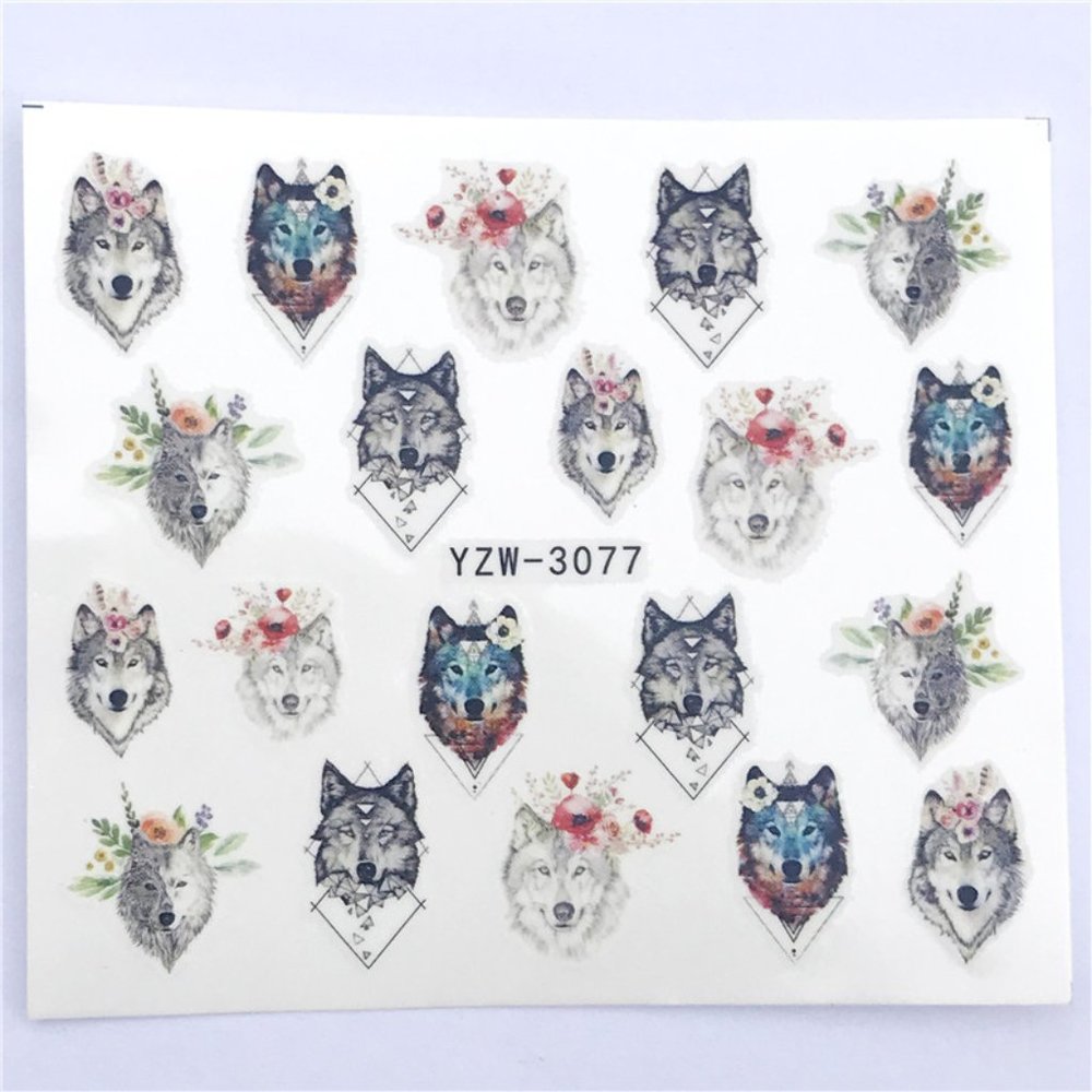 Fingernail Art Water Slide Transfer Nail Stickers - Picture 3 of 3